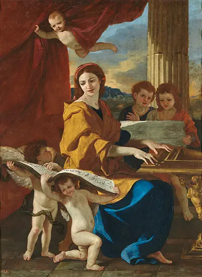 Saint Cecilia Nicolas Poussin